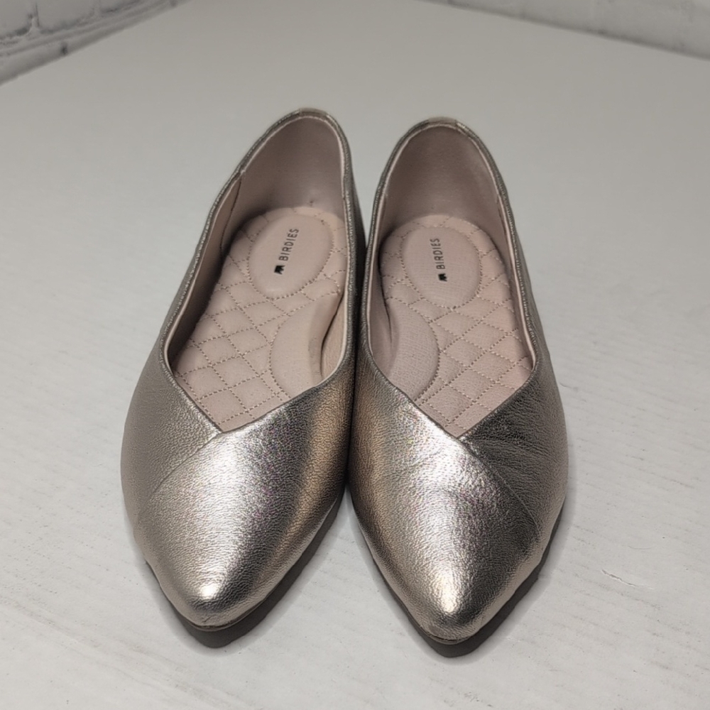 Birdies Goldfinch Pointed Toe Ballet Flats
